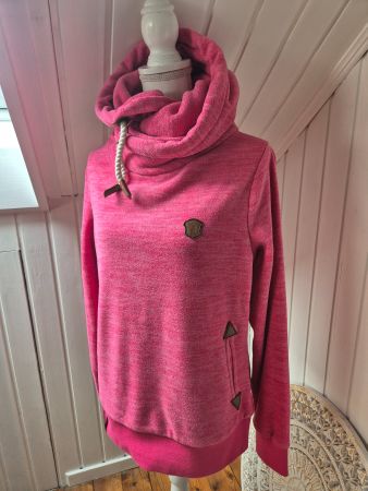 NAKETANO pullover hoodie pink   🩷🦉   Grösse L