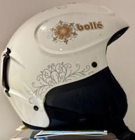 Bolle Mädchen Ski - Snowboardhelm weiss/gold Gr. S 55-57