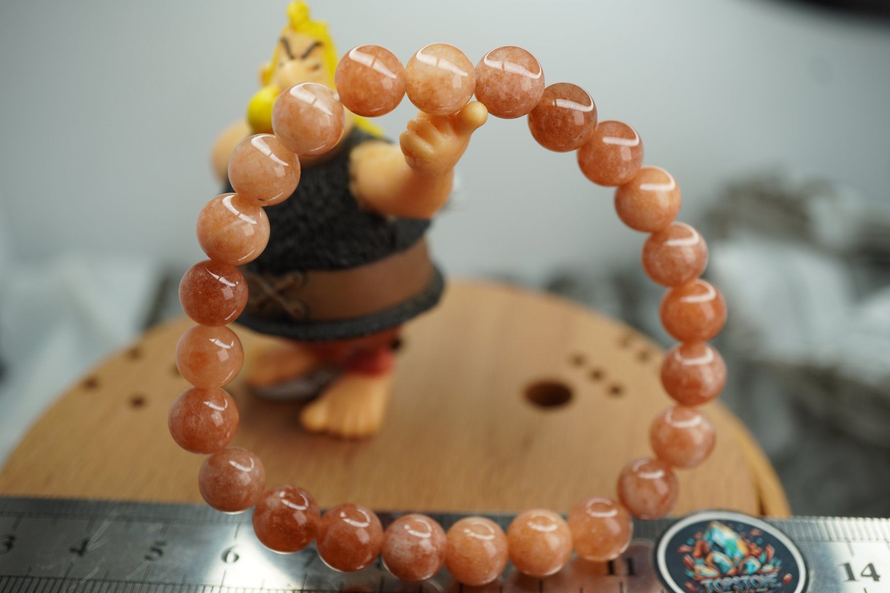 Minerali & Pietre curative: Sonnenstein   Mix  Armband    (Räumung!) – Nuovo e nell'imballaggio originale da Eschenbach SG venduto da topstone 7