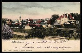 AK Münsingen, Totalansicht