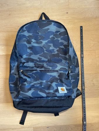 Carhartt Blue Duck Camo Rucksack, neuwertig