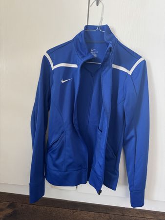 Nike Blue Dri-FIT Track Jacket - Great for Spring Workouts