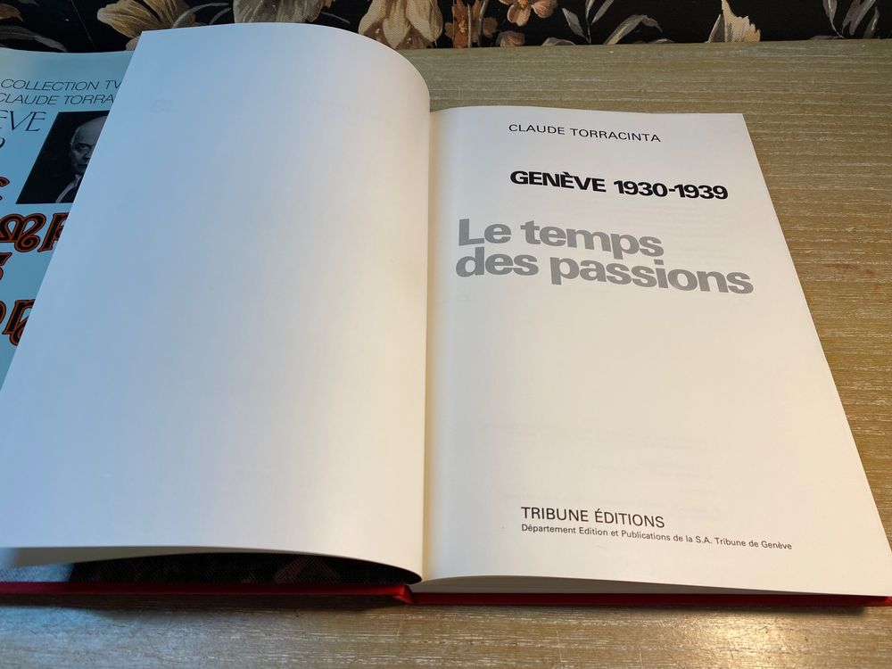 Livre de 1978 sur la crise économique des années 30 à Genève