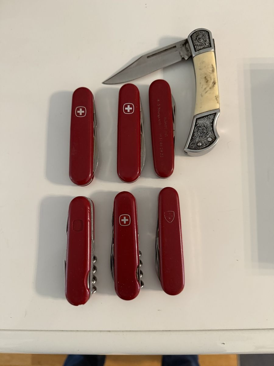 Victorinox Coltelli tascabile: 6 Stk CH Messer 1 Hornmesser – Usato da bern venduto da Seeburg