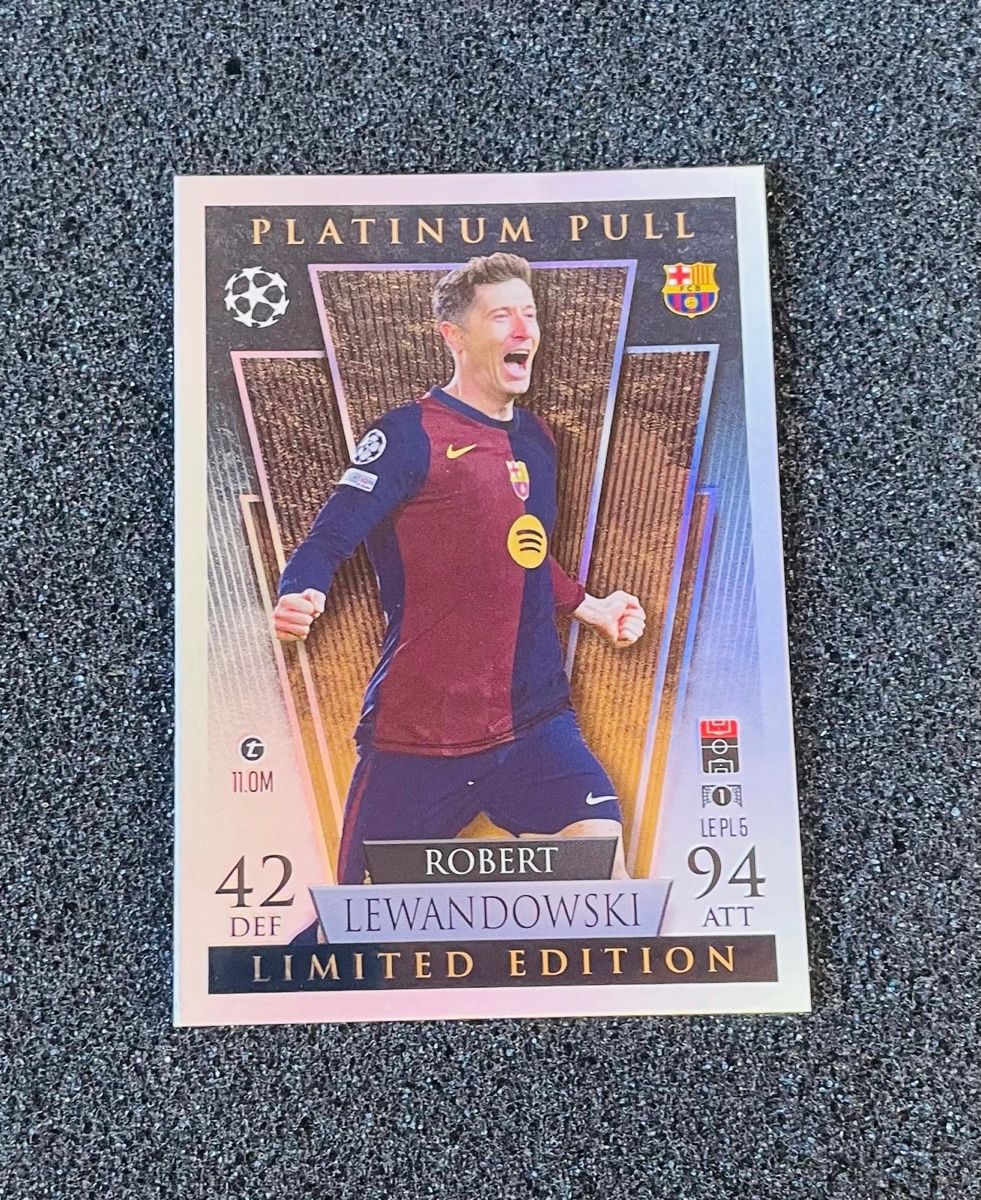 Topps Sammelbilder & Trading cards: Robert Lewandowski Topps Platinum Pull – Neu (gemäss Beschreibung) aus Affoltern am Albis von andy1896