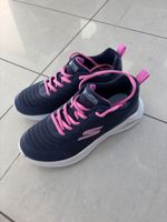 Skechers Turnschuhe Mädchen Grösse 36.5 dunkelblau pink neu