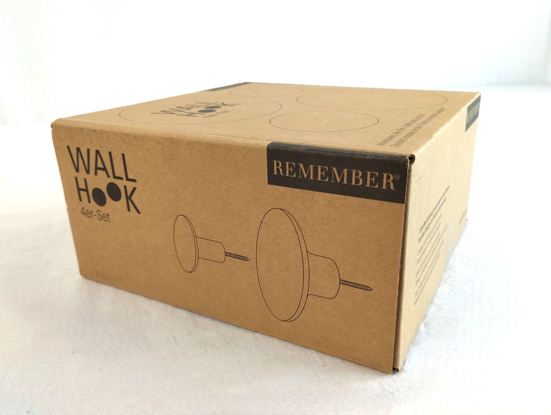 Eisenwaren: REMEMBER Wandhaken 4er-Set – Neu und originalverpackt aus Schübelbach von Restwert_Schubelbach 6