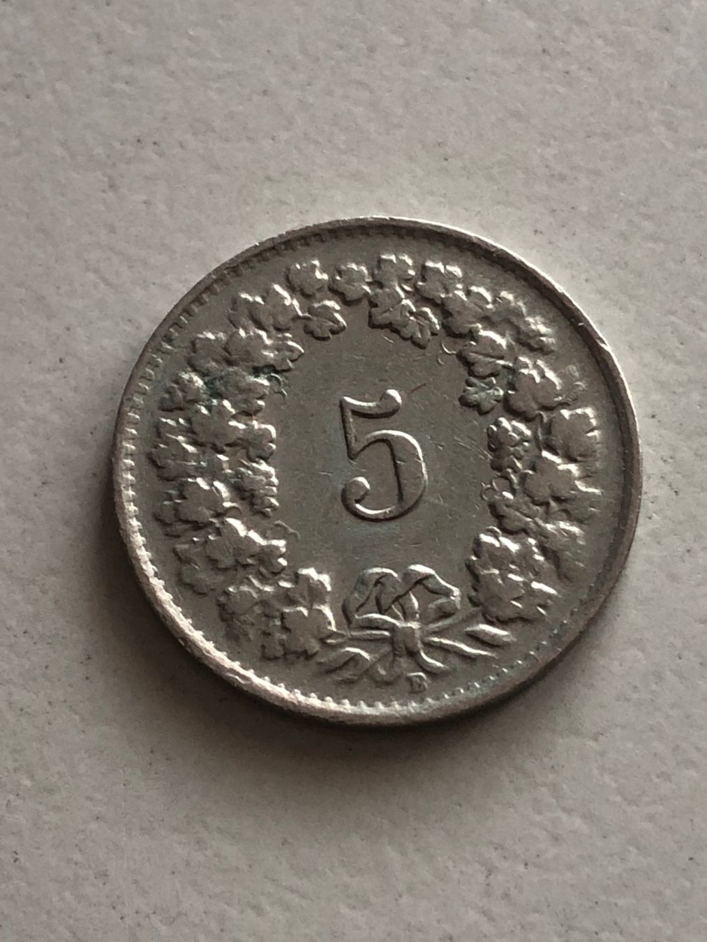 Toutes les monnaies: 5 Rp. 1945 – D'occasion à Schötz par Odpa 1