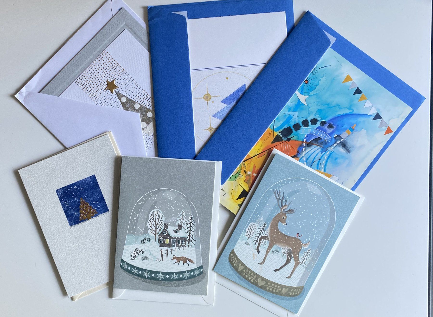 Karten: Weihnachtskarten Set, 2x 3 Stk. diverse Sujet – Neu (gemäss Beschreibung) aus Hünenberg von Ecila