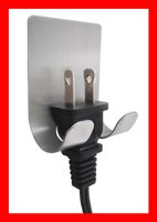 Halter Rasierer f. Dusche Badezimmer selbstklebend Silber