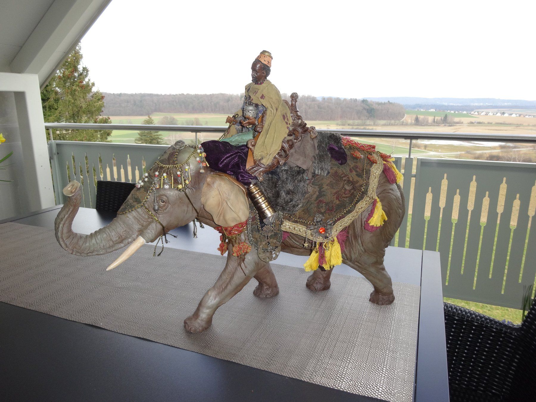 Statuette: Grosser Elefant mit Reiter  Deko – Nuovo (secondo la descrizione) da Neerach venduto da jenny062