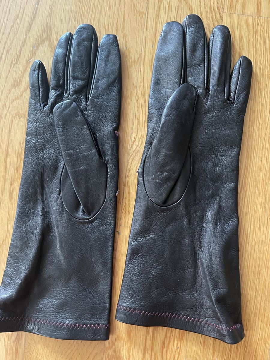 Handschuhe & Handstulpen: Lederhandschuhe mit Stern, schwarz, Grösse 7,5 – Neu (gemäss Beschreibung) aus Rüschlikon von Lajniii 8
