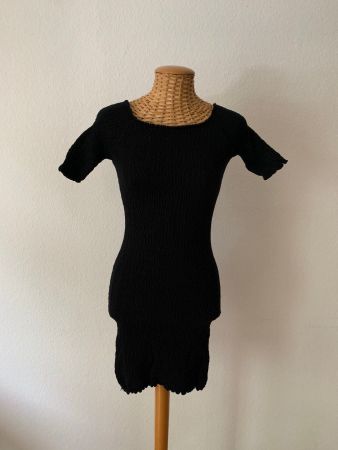 Stretch Kleid schwarz - XS