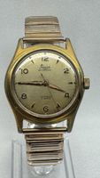 Vintage Lunesa Herrenuhr Vintage 17 Jewels mit Flexband 