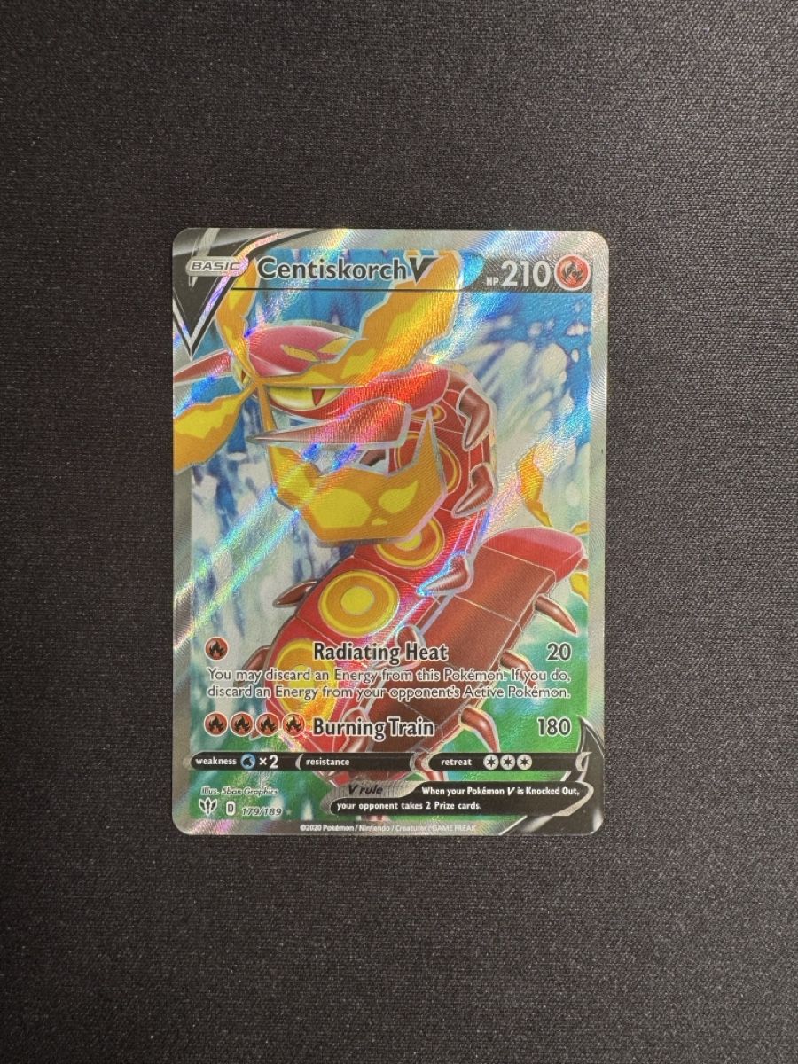 Pokémon Carte collezionabili: Centiskorch V EN - Near Mint – Nuovo (secondo la descrizione) da Horgen venduto da ric_tz6s