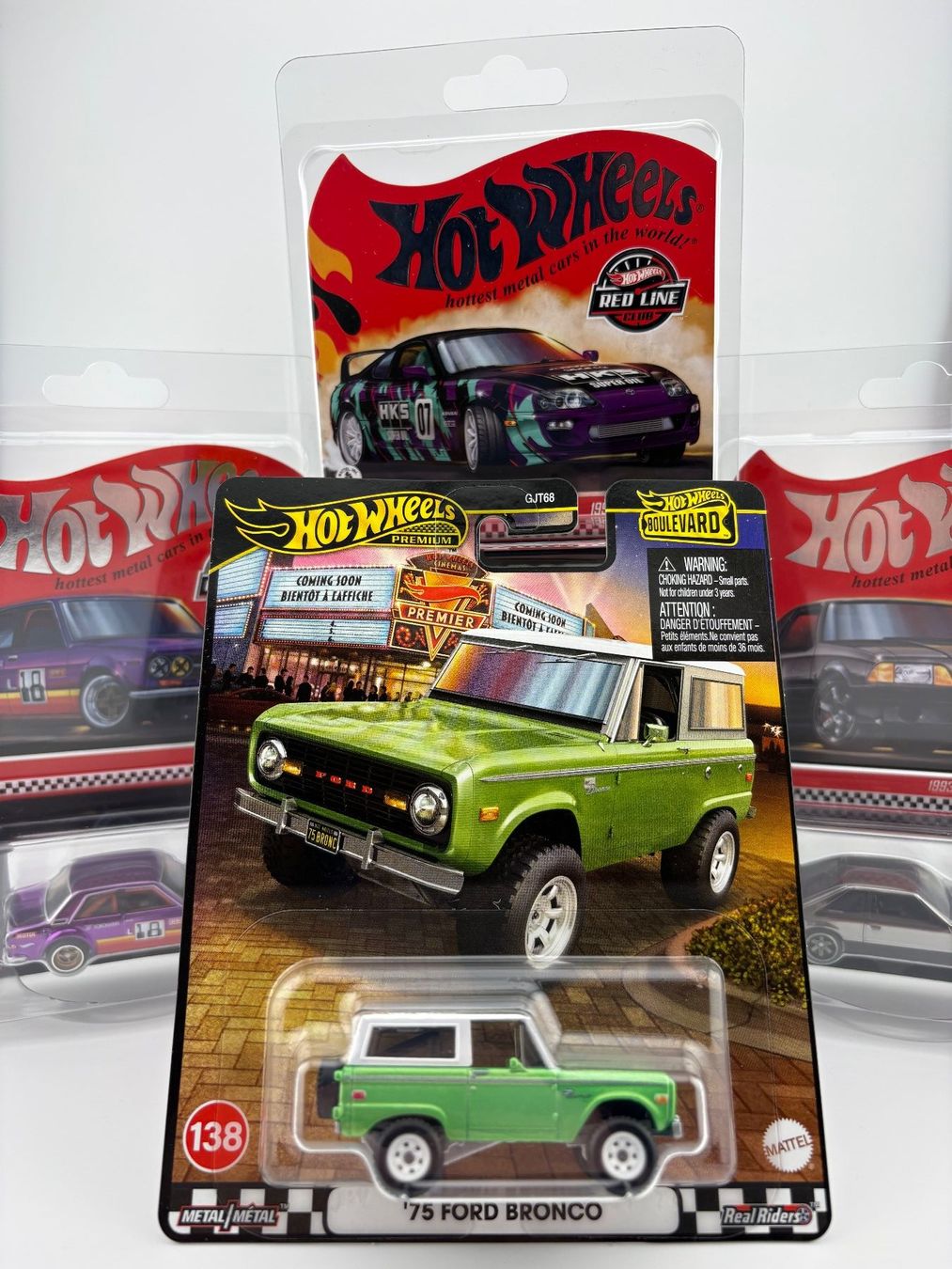Hot Wheels Modellautos: Hot Wheels 75 Ford Bronco Premium Boulevard - 138 – Neu und originalverpackt aus Flawil von HeisseReifen