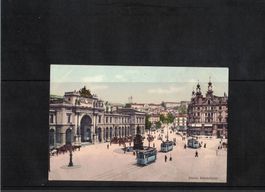 Postkarte Zürich Bahnhofplatz Blanco
