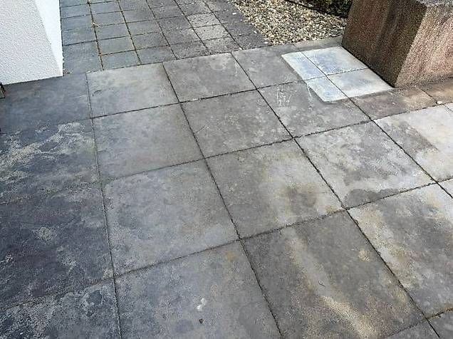 Rivestimenti per pavimenti: rustikale gartenplatten 40x40cm – Usato da löhningen venduto da chaeber007 1