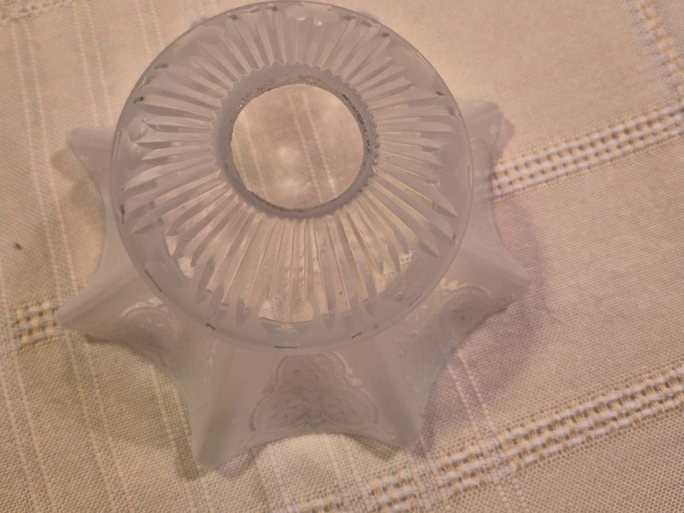 Lampes: Verre de lampe ancien en cristal – D'occasion à charmoille par mir_my9f 2