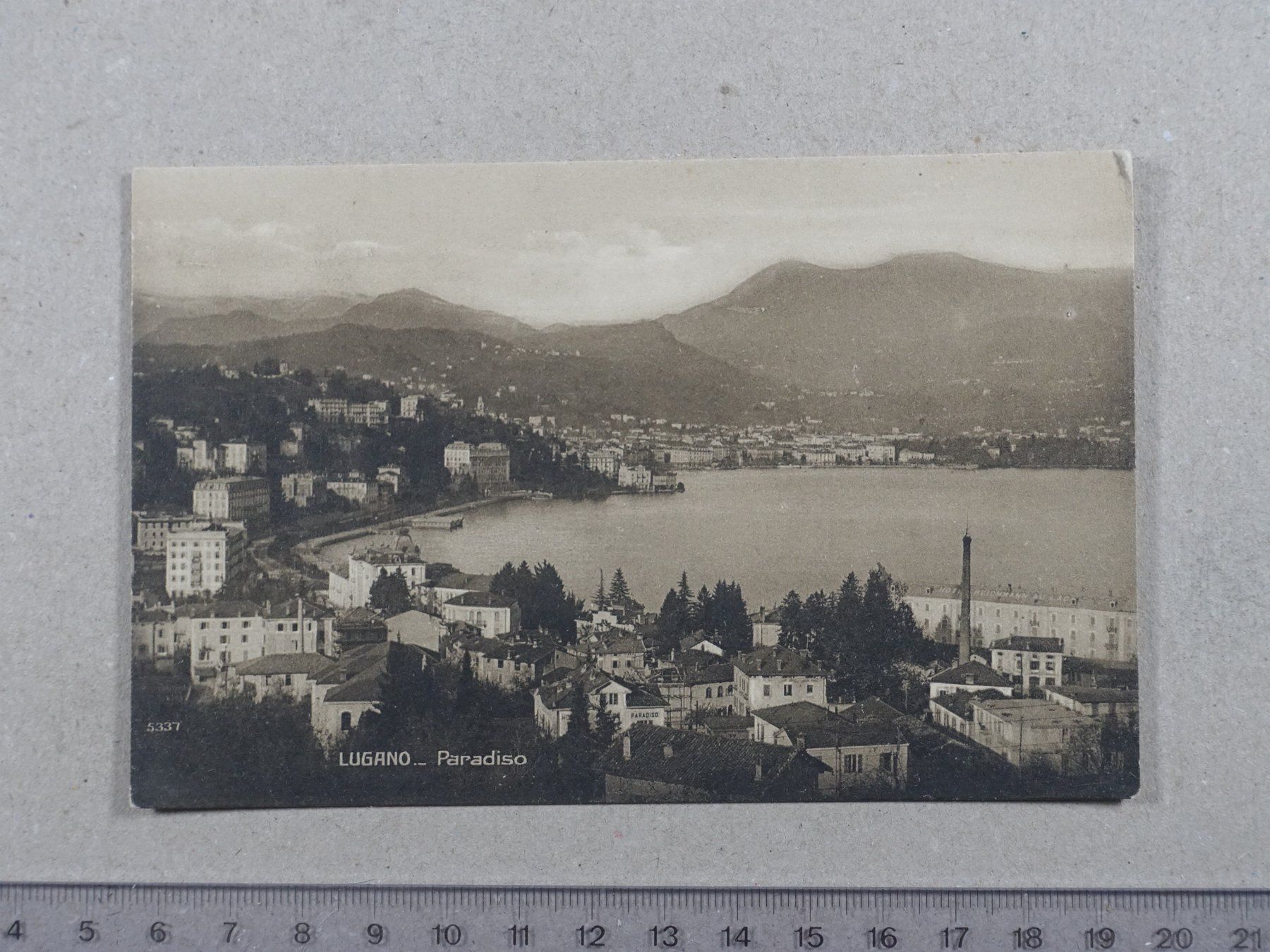 Ansichtskarten: Lugano Paradiso – Gebraucht aus Lenzburg von fh1