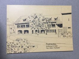 Würenlingen Aargau ET Stempel Neubau Post und Gemeinde