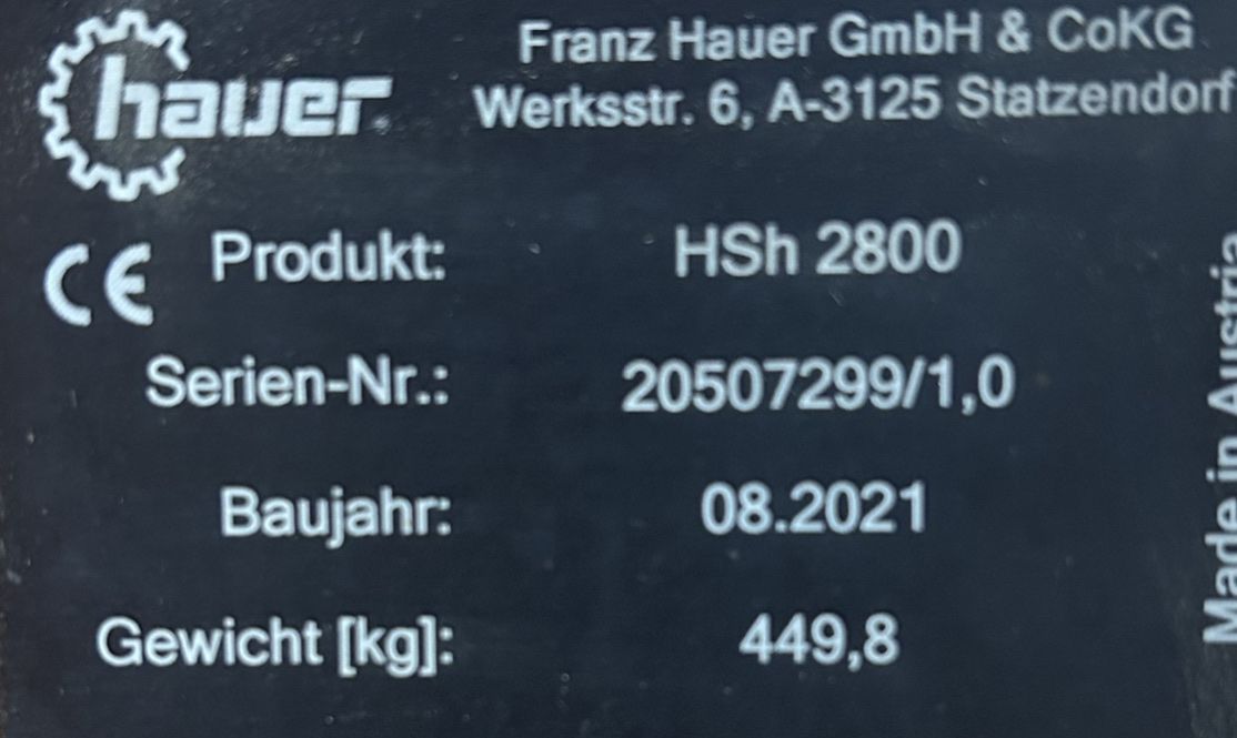 Sgombero neve: Schneepflug – Usato da Mettmenstetten venduto da LSA900 2