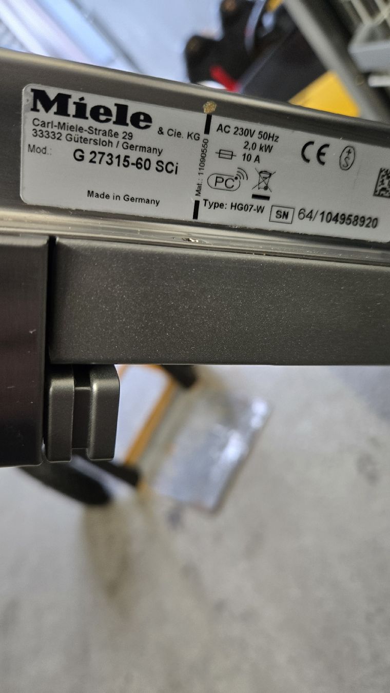 Miele Lavastoviglie: Miele Einbau Geschirrspüler              G 27315-60 SCI – Usato da Rümlang venduto da Idre 6