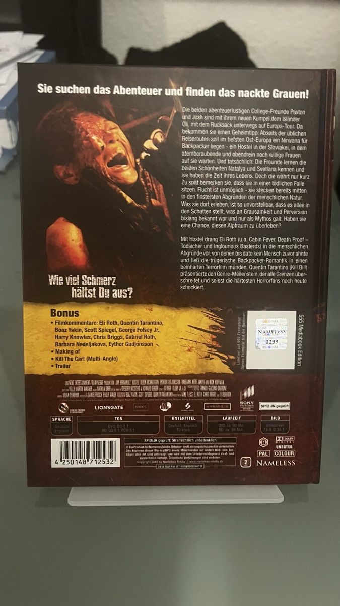 Tutti i DVDs: Hostel Mediabook – Nuovo (secondo la descrizione) da Härkingen venduto da hamschter73 1
