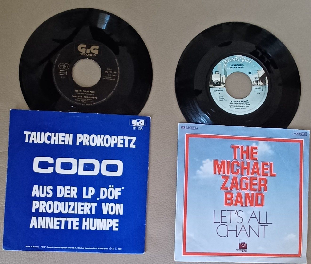 Dischi in vinile: 3 x Single Synth. Pop/Electric, 80er Jahre – Usato da Hägendorf venduto da Plattenhardt 3