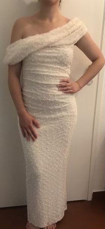 Abendkleid schulterfrei Grösse 34-36 neu