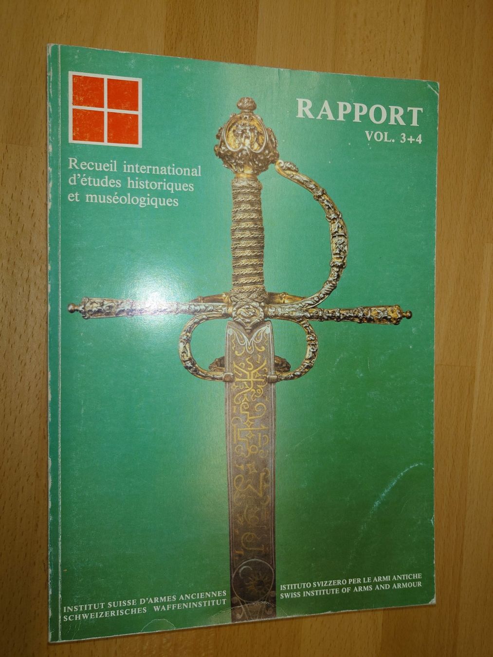 Libri: Schweizerisches Waffeninstitut. RAPPORT 1 & 2 / 3 & 4. RAR. – Usato da Zürich venduto da Rst7 1
