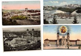 Einsiedeln 11 AK  Sonderstempel rot TAUSEND JAHRE 1934 rar