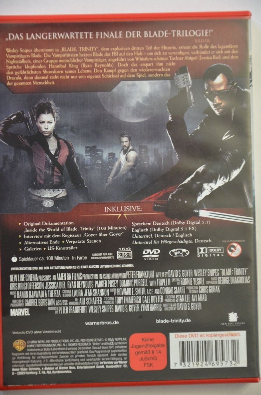 Tutti i DVDs: Wesley Snipes in Blade Trinty – Nuovo (secondo la descrizione) da Wetzikon ZH venduto da bausie 1