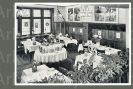 AK sw Basel BS Zunfthaus zu Safran,Speisesaal ≈ 1957