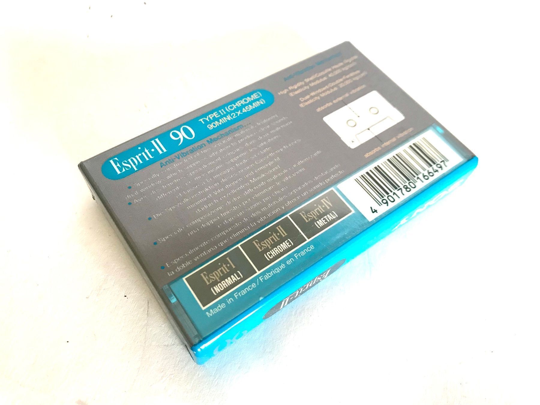 Musicassette: SONY Esprit-II 90 – Nuovo e nell'imballaggio originale da Zürich venduto da Tapehead 2