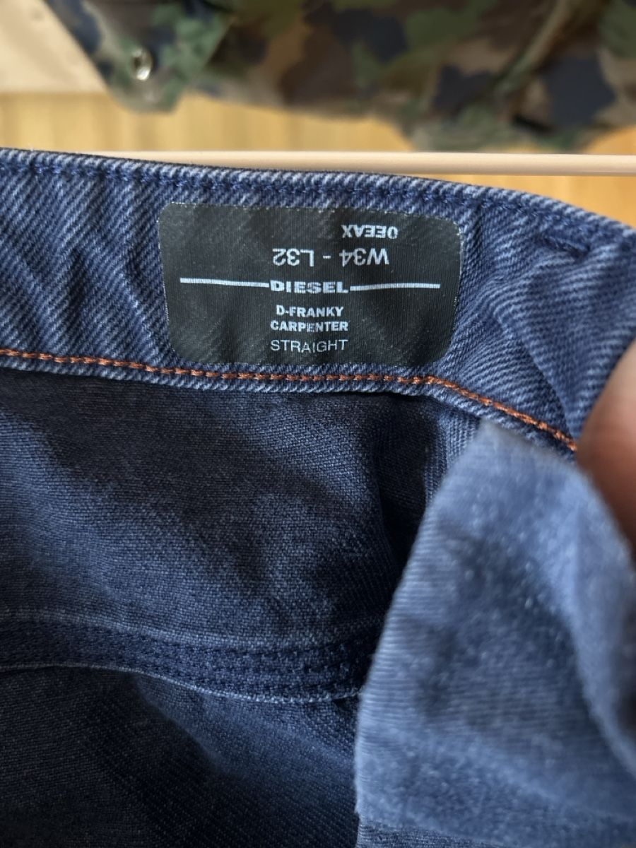 Diesel Pantaloni: Diesel Carpenter Pants 34x32 navyblue – Usato da Niederuzwil venduto da stoeljucki 4
