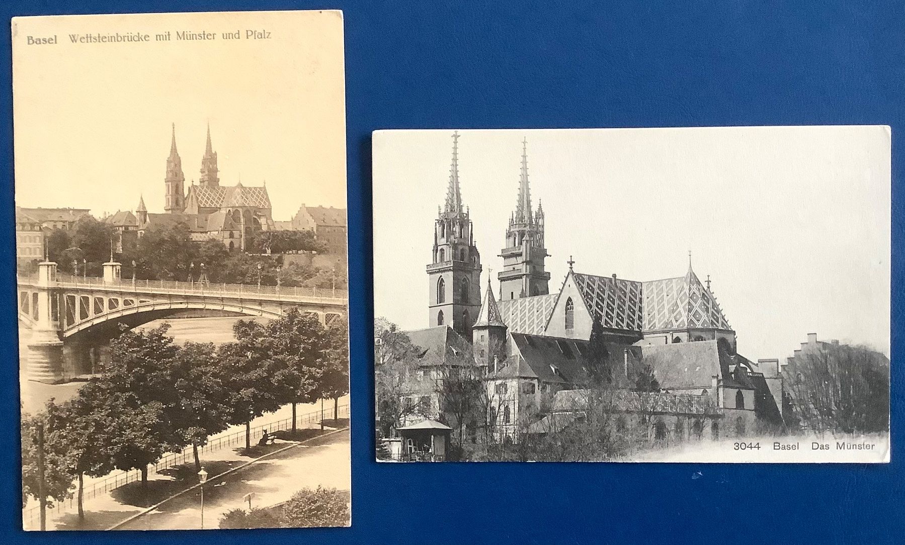 Cartoline postali: Basel - 2 Postkarten mit Münster ungelaufen – Nuovo (secondo la descrizione) da Liestal venduto da Skunk02