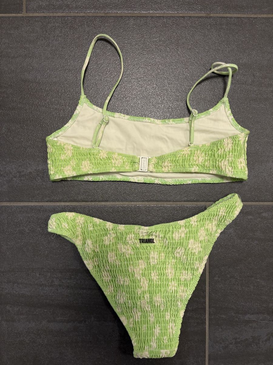 Costumi da bagno & Bikini: Green Floral Triangl Bikini S – Usato da Rümlang venduto da svent 2