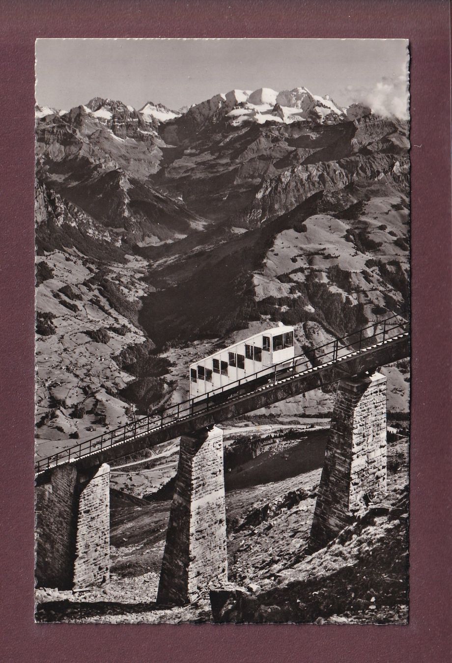 Cartes postales: NIESENBAHN - Blümlisalp - 1952 – D'occasion à Pully par nicecards