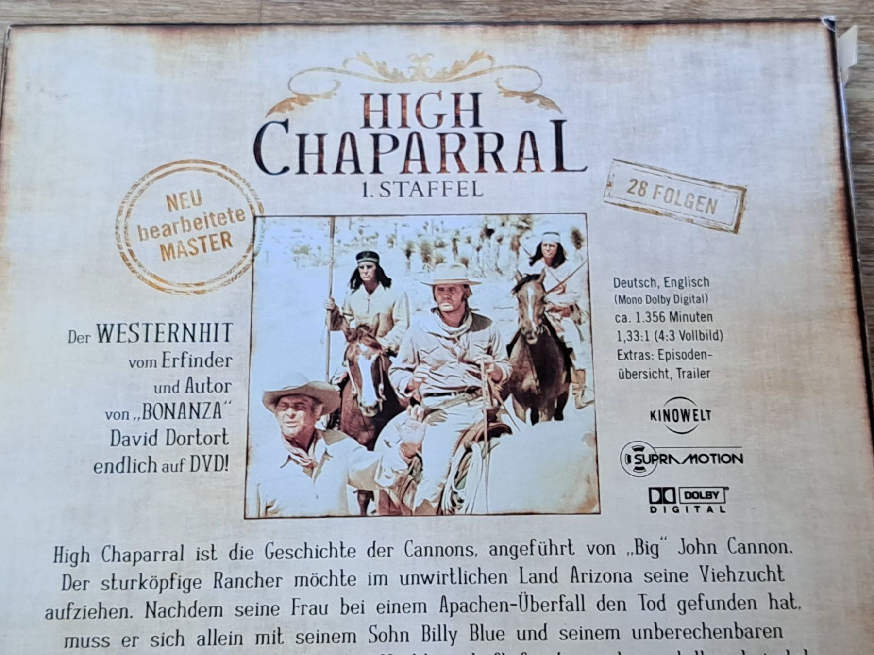 Tutti i DVDs: DVD High Chaparral, 1. Staffel mit 7 DVDs – Nuovo (secondo la descrizione) da Unterseen venduto da Kanica 3