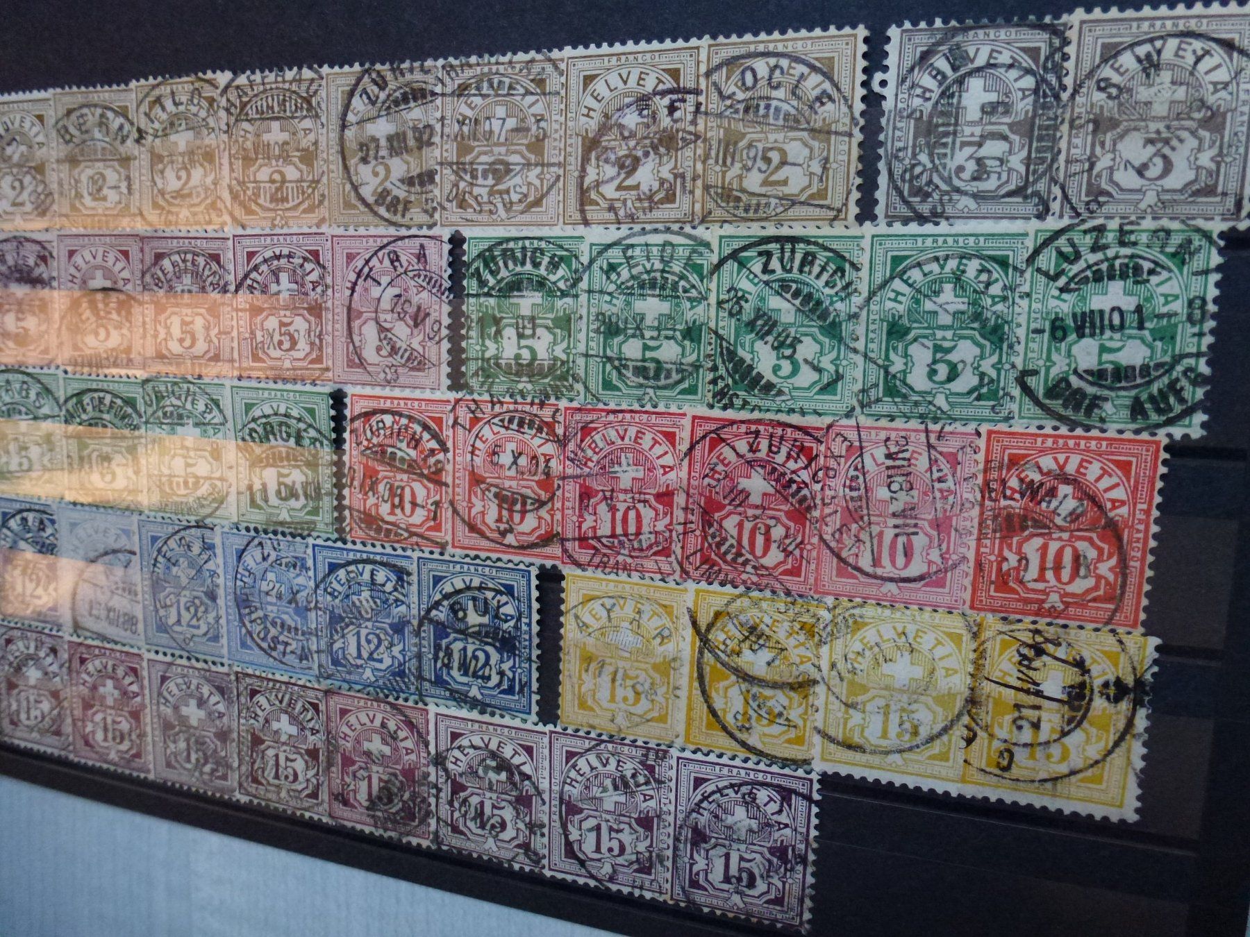 Alle Briefmarken: Sammlung ++ 48 Stück von diversen Ziffermuster Briefmarken – Gebraucht aus Walkringen von Casablanca777 4