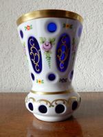 Antiker Ranftbecher Ueberfangglas Böhmen