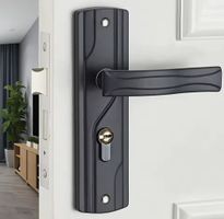 Serrure de poignée de porte intérieure robustes et complete