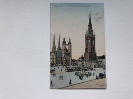 2 saubere Ansichtskarten HALLE a.S.