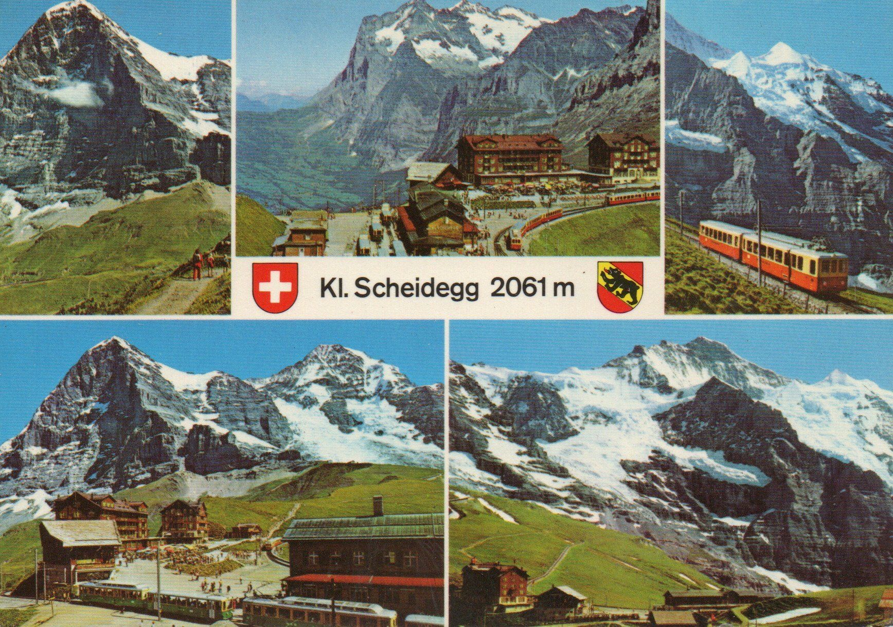 Ansichtskarten: Kl.Scheidegg 2061 m. – Gebraucht aus Melano von pisonsdro
