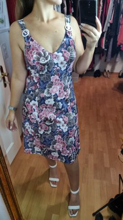 🌺Blumenkleid Grösse 40 70er Retro Vintage🌺