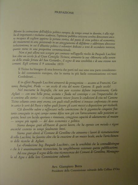 Livres: Pasquale Lucchini 1798-1892 - la vita e i documenti – D'occasion à Pambio Noranco par Pol69 2