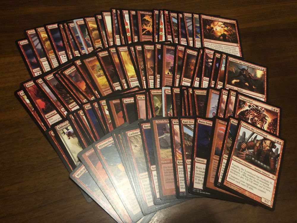 Magic the Gathering - 100 rote Rares | Kaufen auf Ricardo