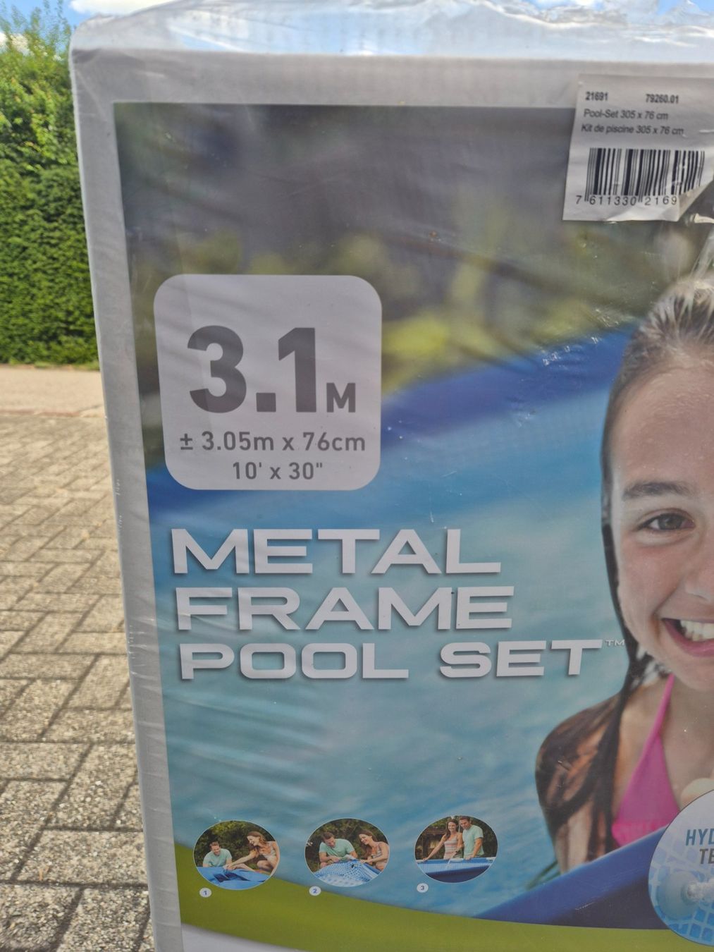Intex Piscine: Intex Metal Frame Pool Set 3.05 m × 76 cm – Usato da Gelterkinden venduto da Jetlir. 1