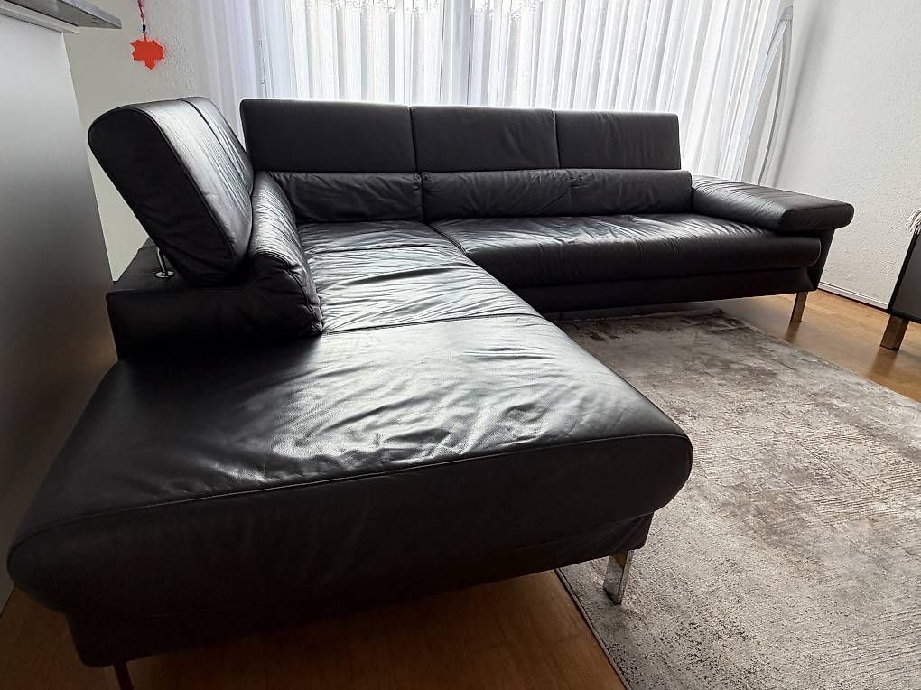 Divani: Elegantes Leder-Ecksofa von Möbel Schubiger – Usato da Bassersdorf venduto da pal_5992 2